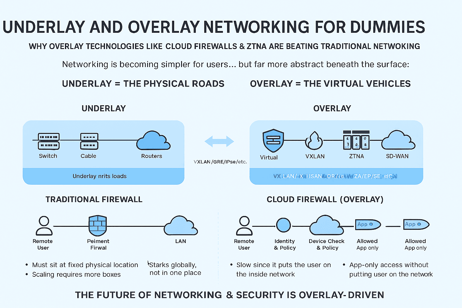 Underlay and Overlay Networking